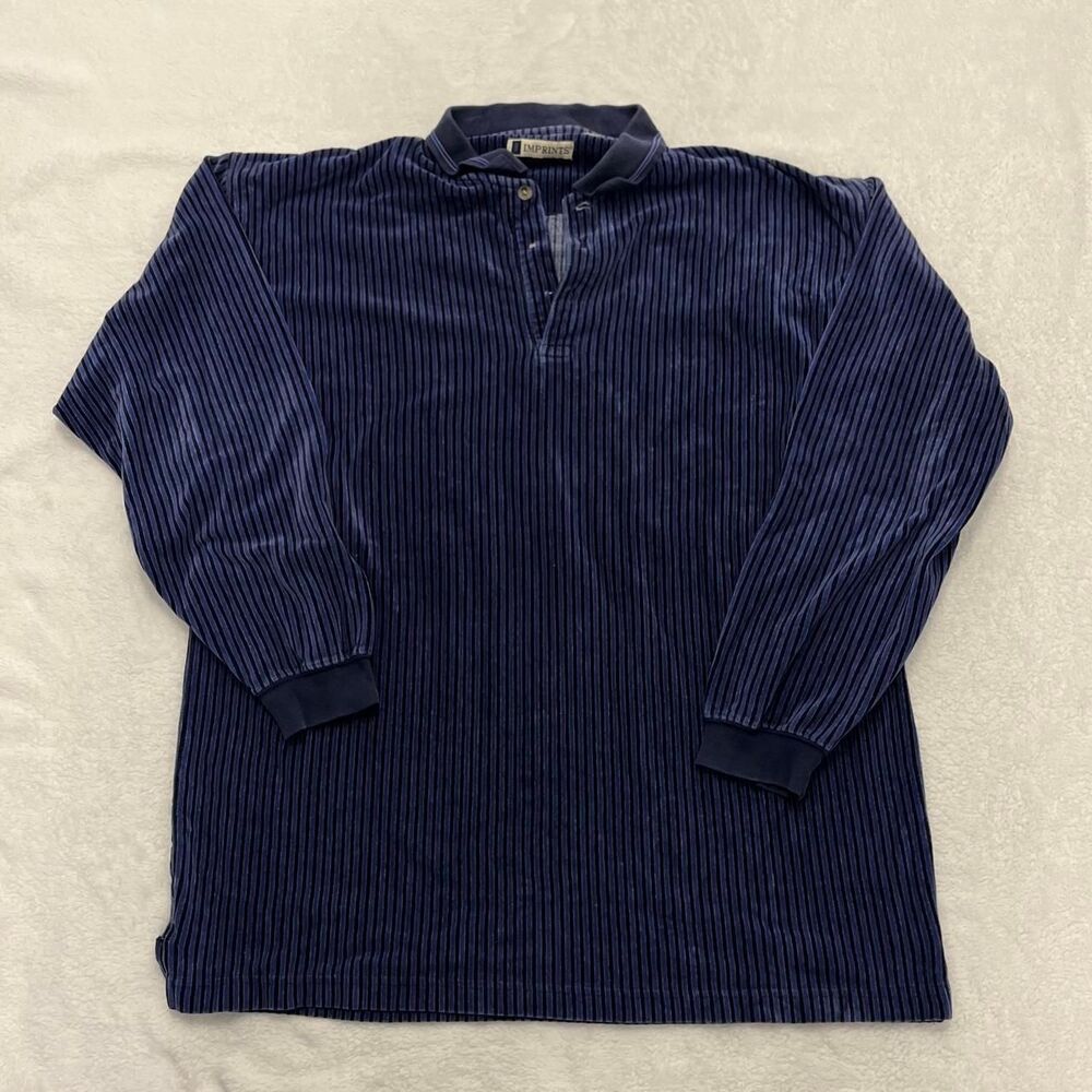 Unbranded Men's Navy and Blue Polo-shirts